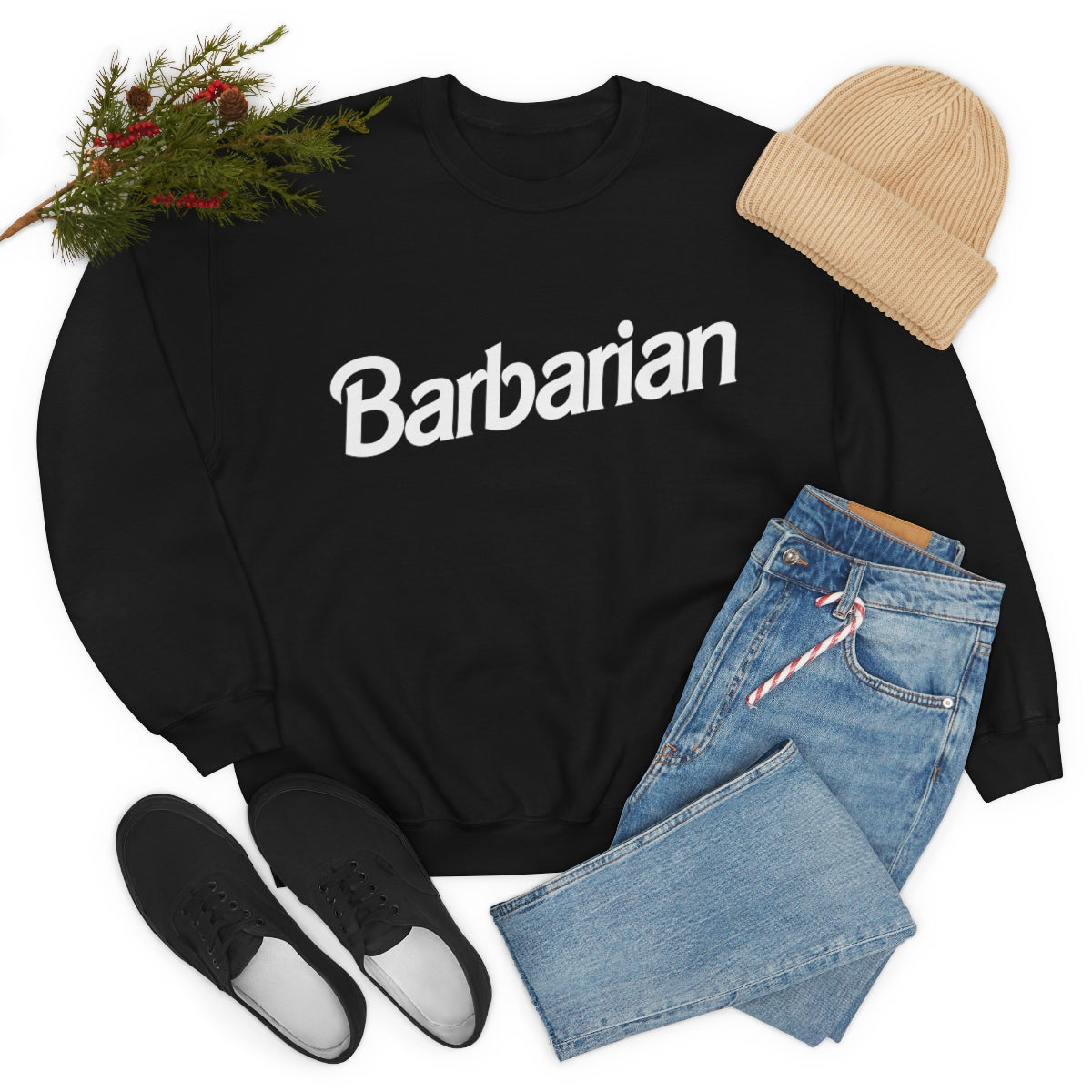 Barbarian Barbie Crewneck Sweatshirt