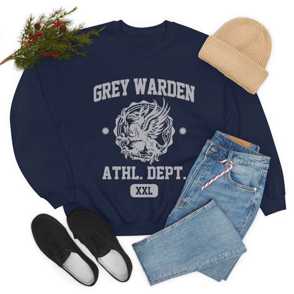 Grey Warden Athletic Department Crewneck Sweatshirt