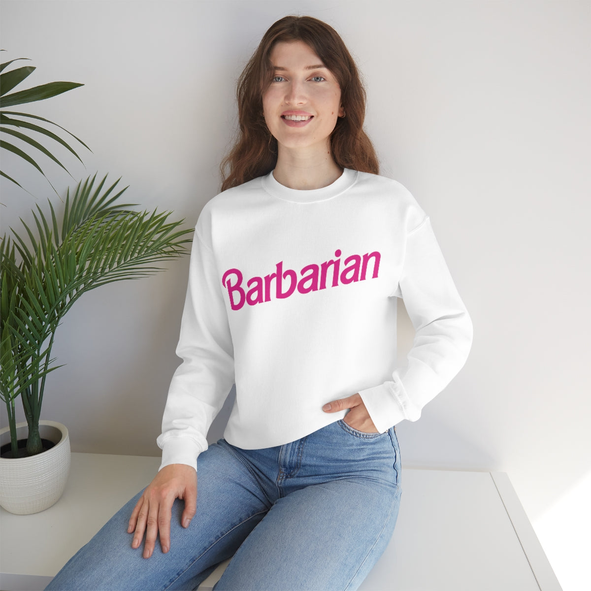 Barbarian Barbie Crewneck Sweatshirt