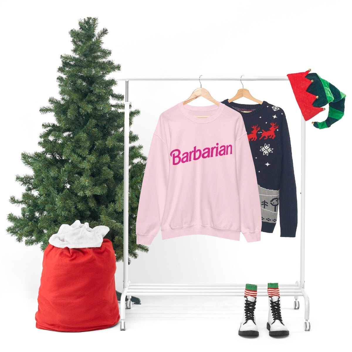 Barbarian Barbie Crewneck Sweatshirt