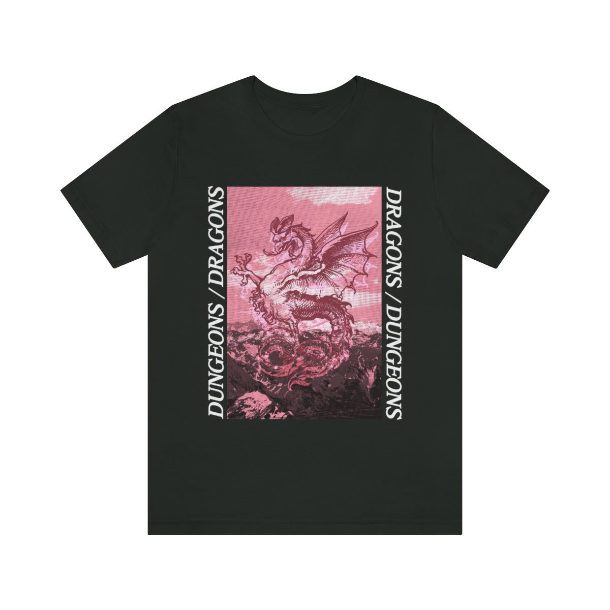 Dungeons and Dragons Vaporwave Tee