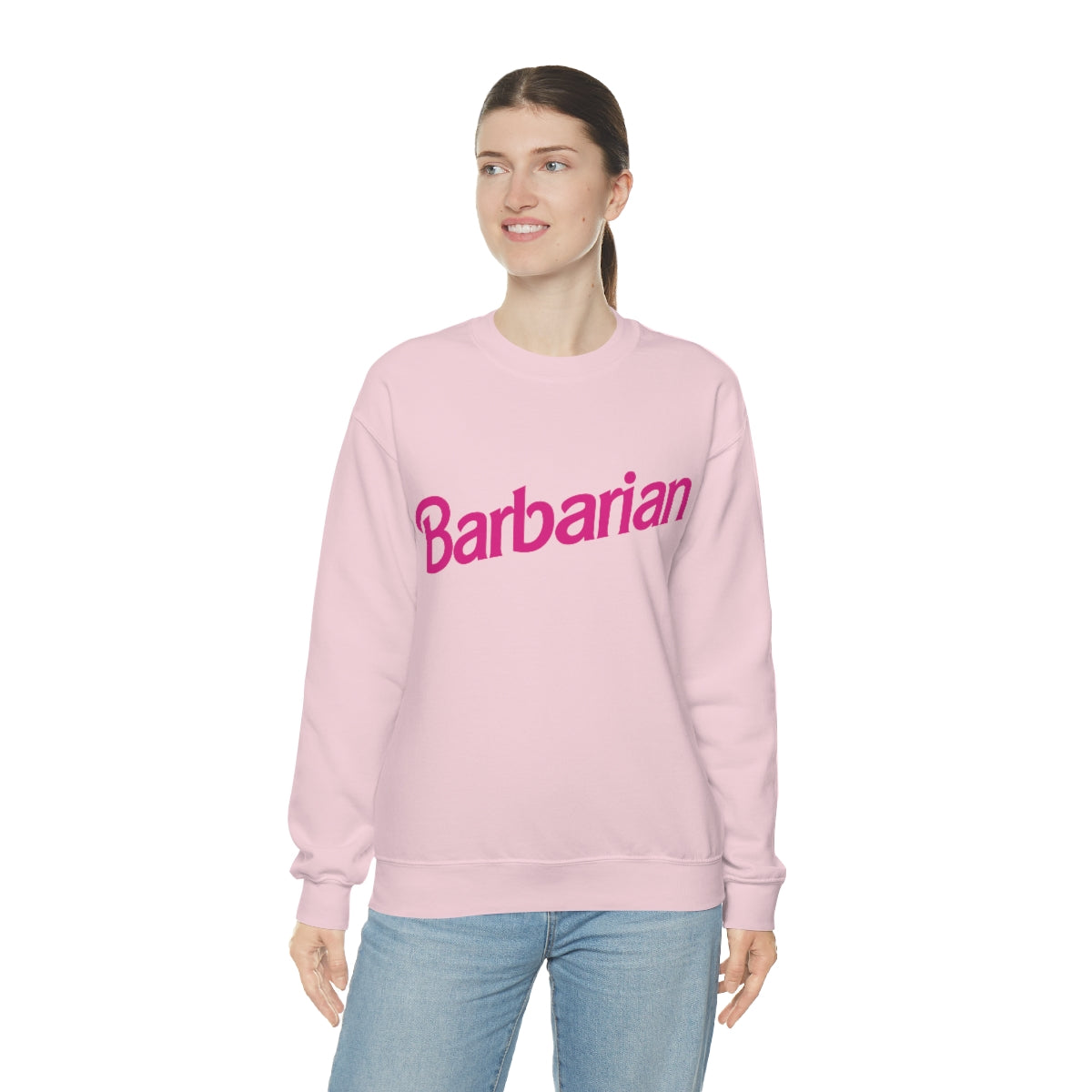 Barbarian Barbie Crewneck Sweatshirt