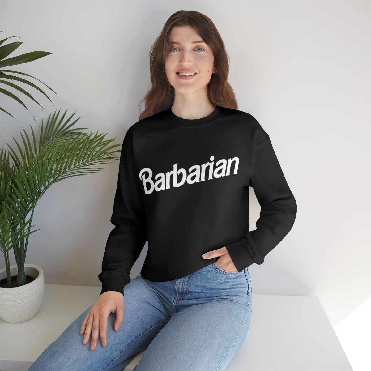 Barbarian Barbie Crewneck Sweatshirt