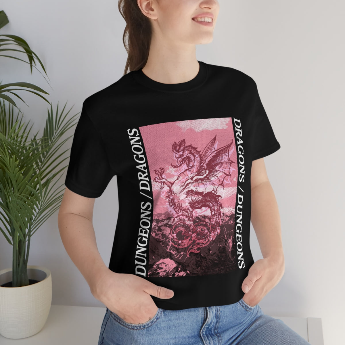 Dungeons and Dragons Vaporwave Tee