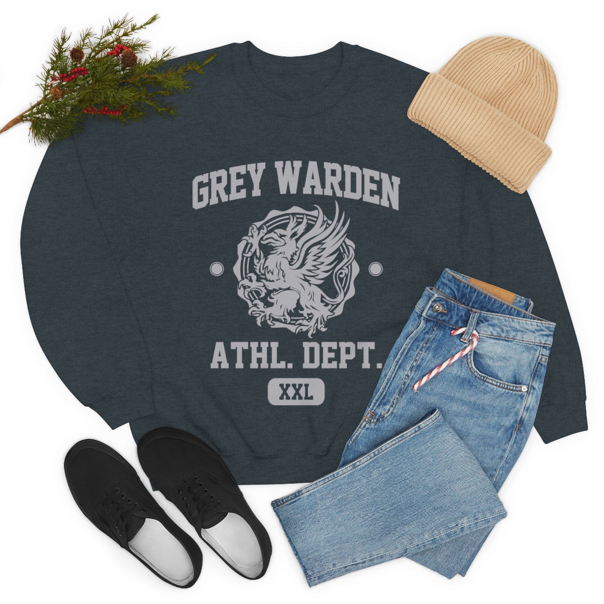 Grey Warden Athletic Department Crewneck Sweatshirt