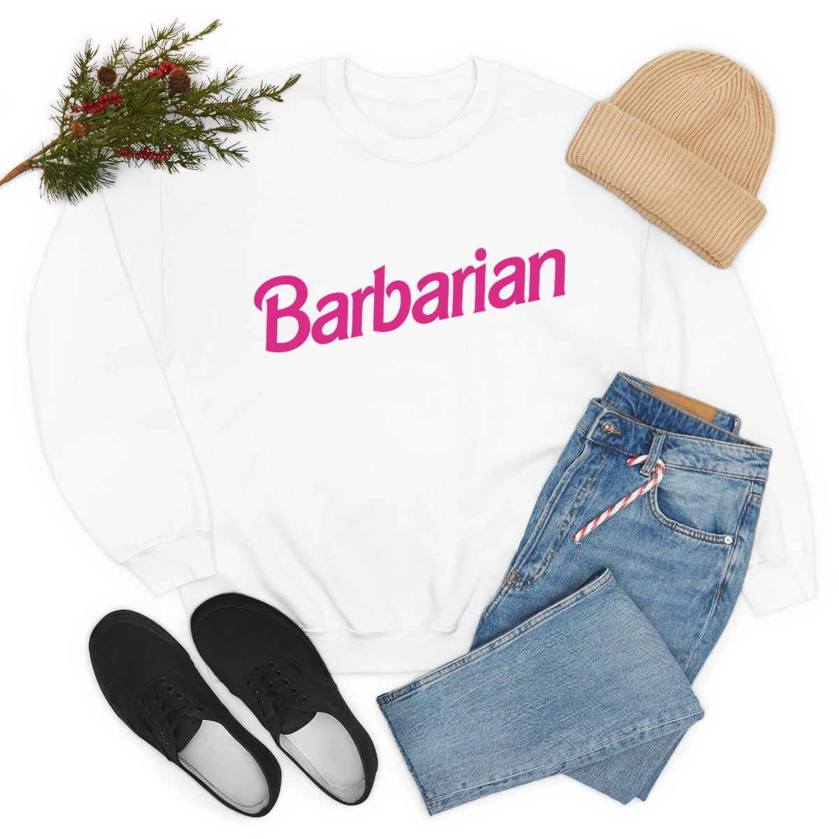 Barbarian Barbie Crewneck Sweatshirt