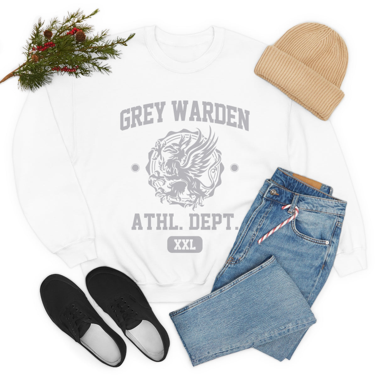 Grey Warden Athletic Department Crewneck Sweatshirt