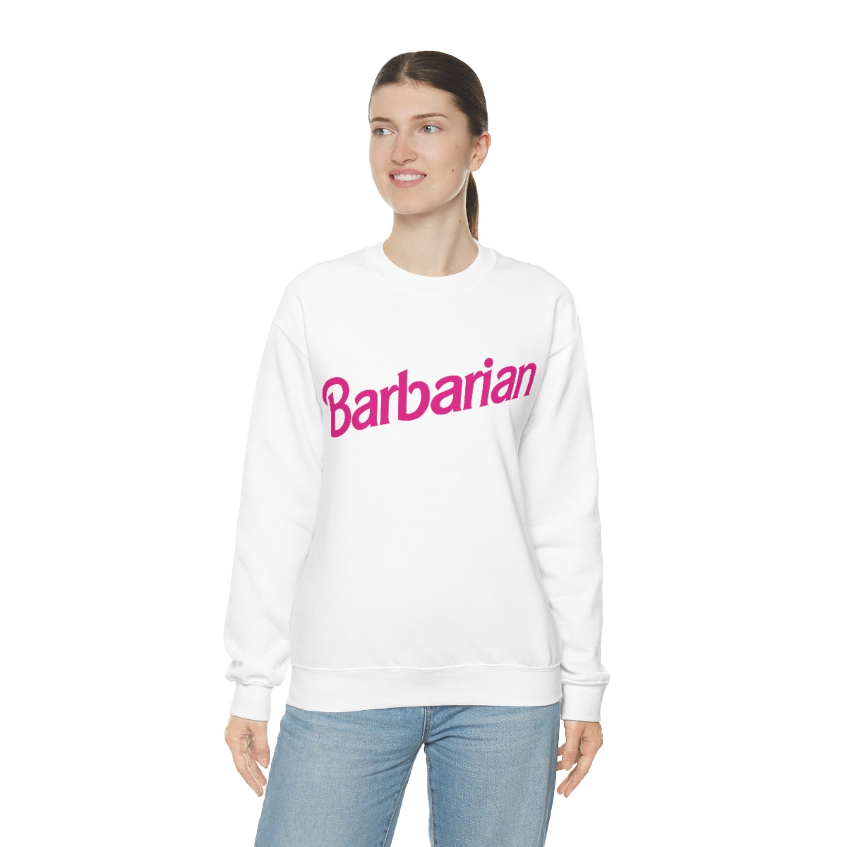 Barbarian Barbie Crewneck Sweatshirt