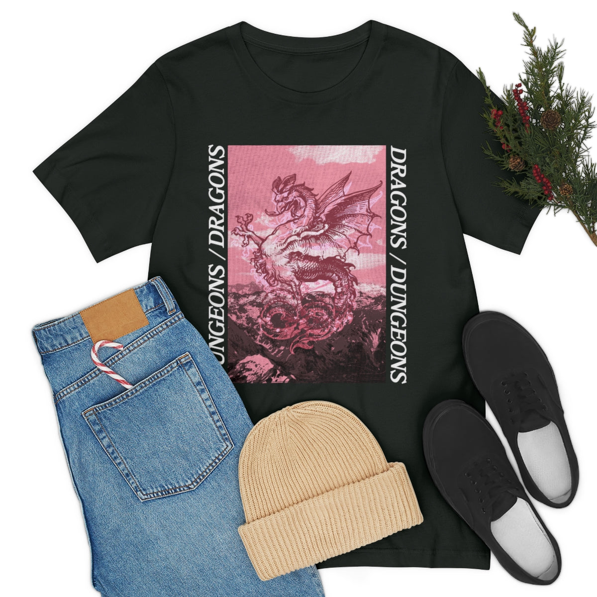 Dungeons and Dragons Vaporwave Tee