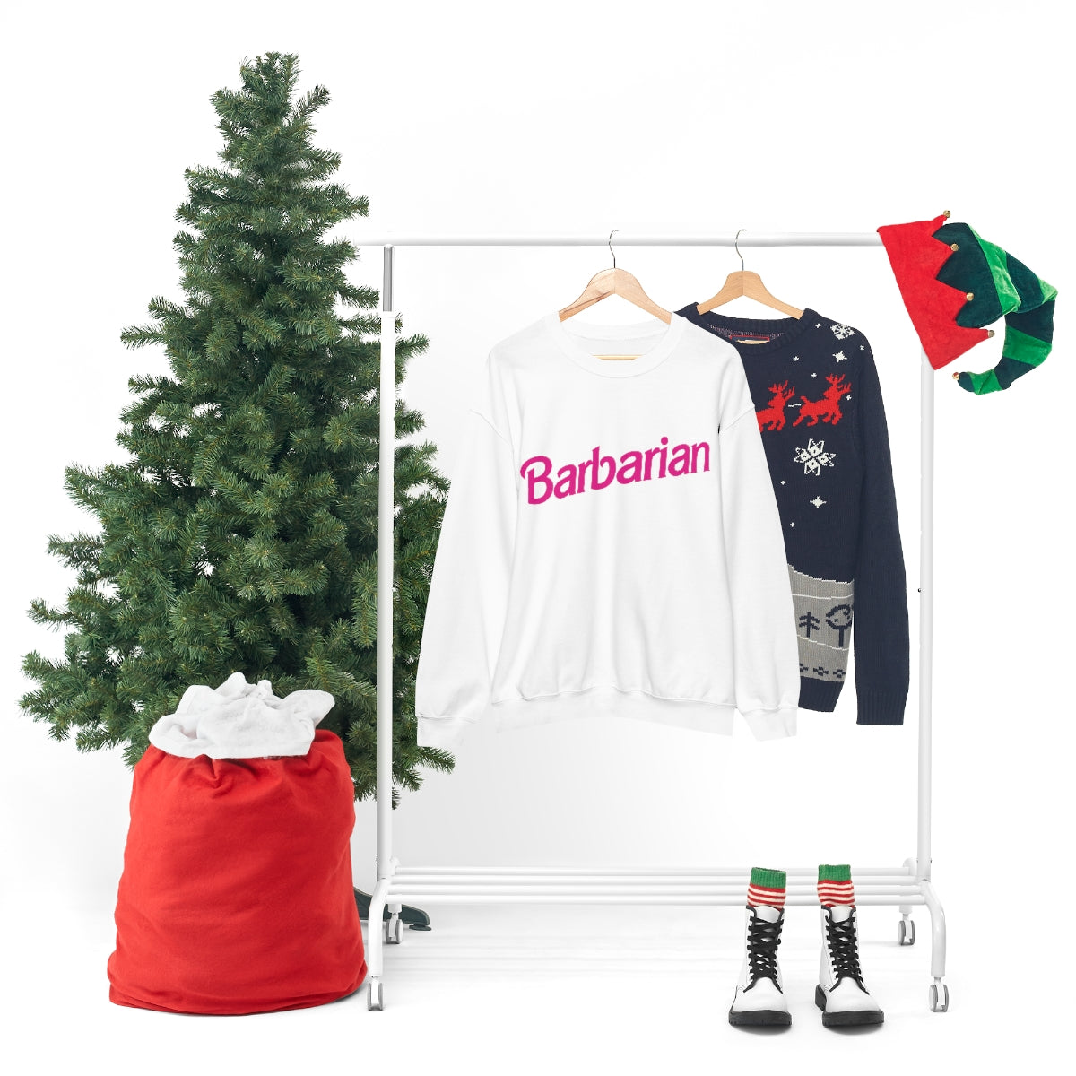 Barbarian Barbie Crewneck Sweatshirt